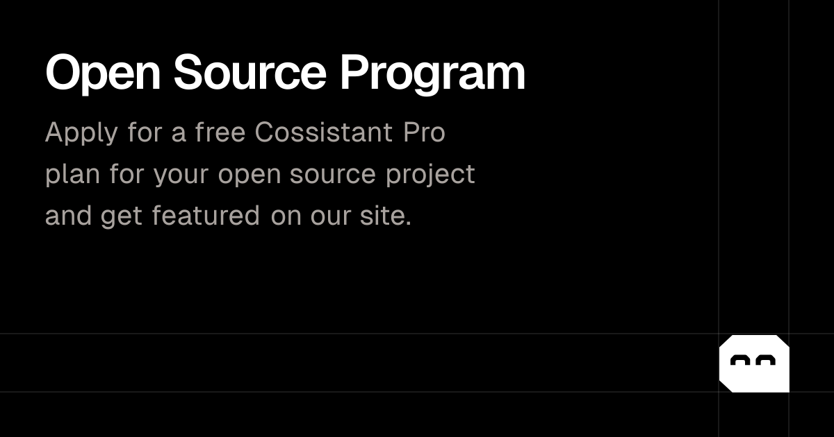 Open Source Program | Cossistant